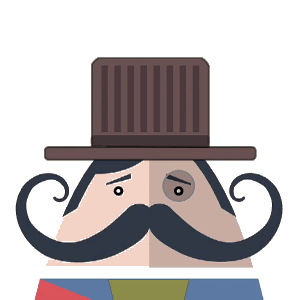 Mr. Mustachio 2 messages sticker-10