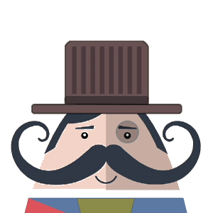 Mr. Mustachio 2 messages sticker-3