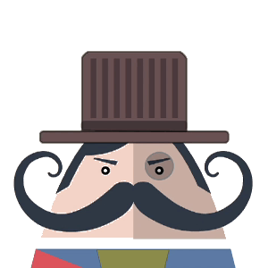 Mr. Mustachio 2 messages sticker-11