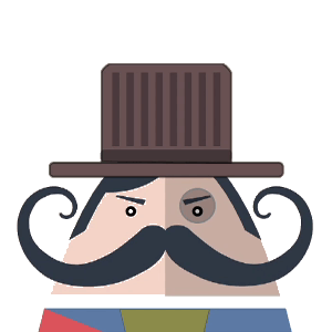 Mr. Mustachio 2 messages sticker-1