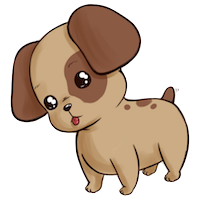 Cute Dogs Stick messages sticker-2