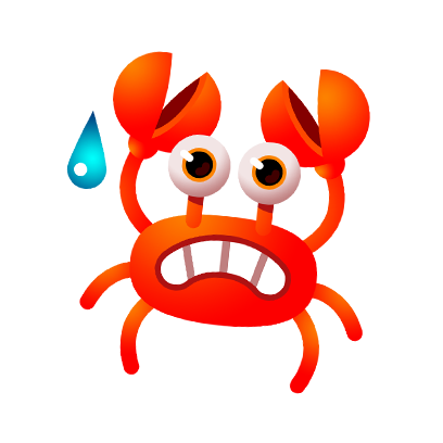 Coco Crab messages sticker-2