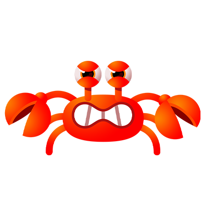 Coco Crab messages sticker-1