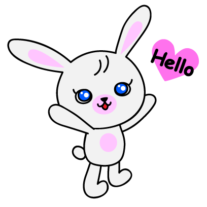 Lovely bunny ”Nana" messages sticker-0