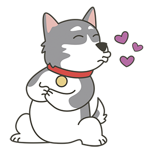 HuskyMoji - Siberian Husky Emoji messages sticker-10