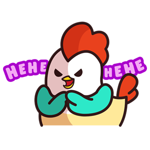 Cute Roosters Stickers messages sticker-10