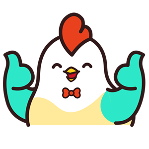 Cute Roosters Stickers messages sticker-6