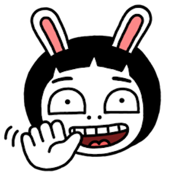 Sis Rabbit Funny messages sticker-0