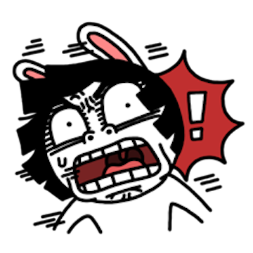 Sis Rabbit Funny messages sticker-3
