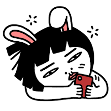 Sis Rabbit Funny messages sticker-9