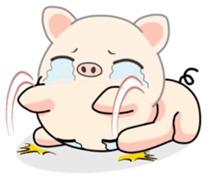 Pig and Cat Lovely Friend messages sticker-7
