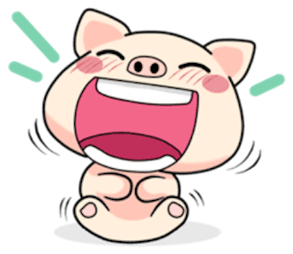 Pig and Cat Lovely Friend messages sticker-10