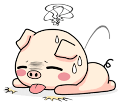 Pig and Cat Lovely Friend messages sticker-5