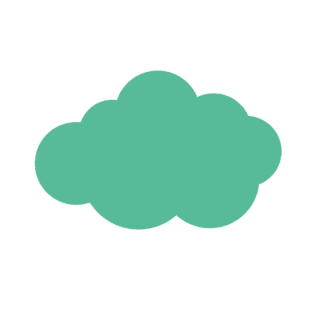 Animated Cute Cloud Stickers messages sticker-1