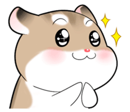 Funny Rinky Hamster messages sticker-7