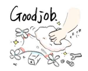 Animated Happy Drones Sticker messages sticker-9