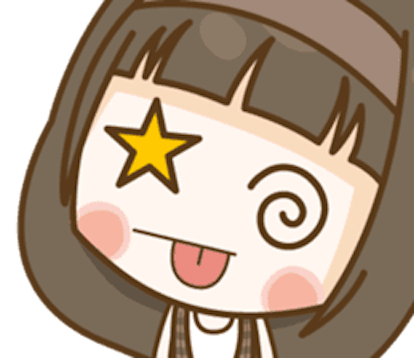 Cutie Girl Emotion messages sticker-3
