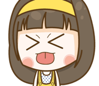 Cutie Girl Emotion messages sticker-2