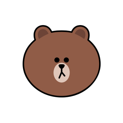 Sweet BROWN - LINE FRIENDS messages sticker-0