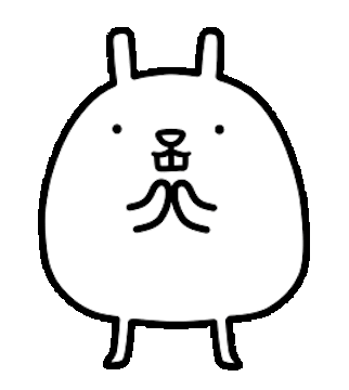 Super Funny Fat Rabbit Animated messages sticker-5