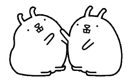 Super Funny Fat Rabbit Animated messages sticker-0