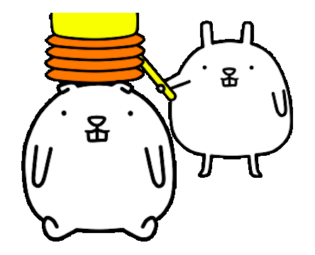Super Funny Fat Rabbit Animated messages sticker-8