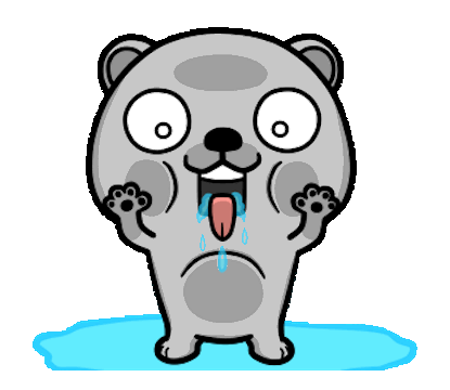 Angry Bear Animated messages sticker-10