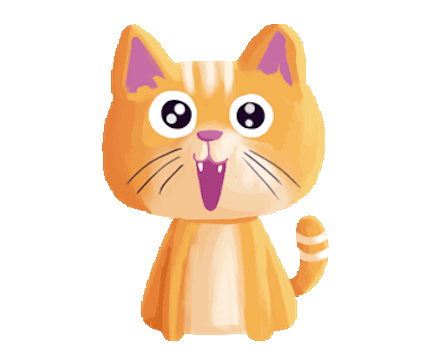Cute Baby Cat Animated messages sticker-9