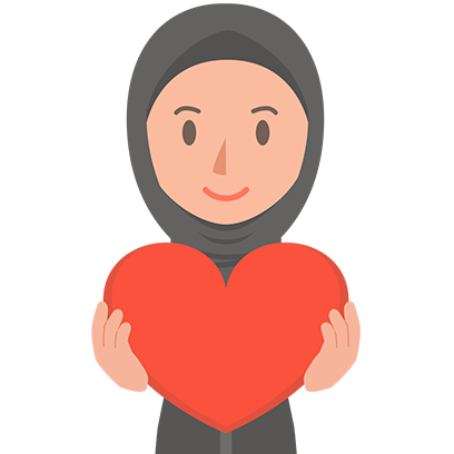 Muslimoji woman messages sticker-8