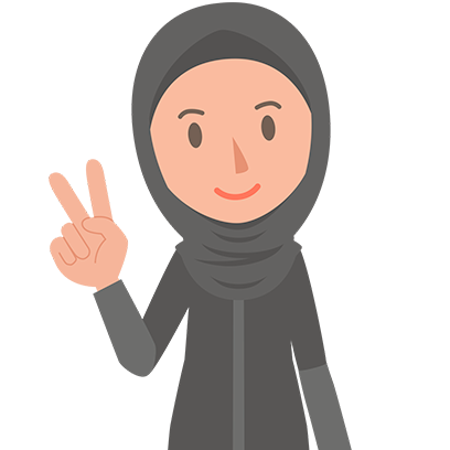 Muslimoji woman messages sticker-1