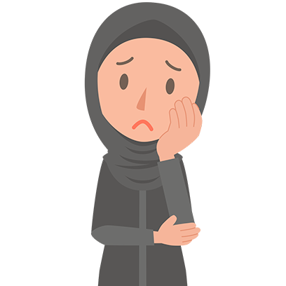Muslimoji woman messages sticker-5