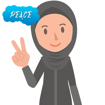 Muslimoji woman messages sticker-0
