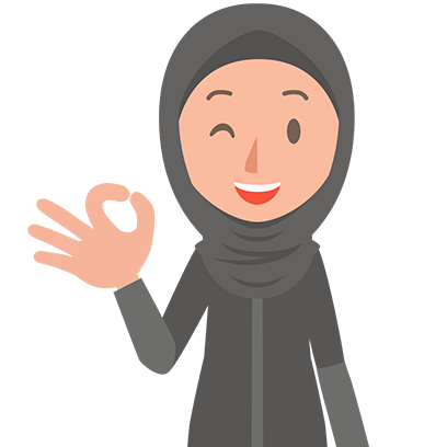 Muslimoji woman messages sticker-11