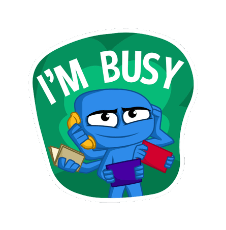 Excuses Sticker messages sticker-11