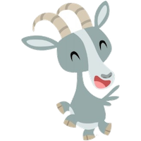 Goat Cute - Best Goat Stickers messages sticker-5