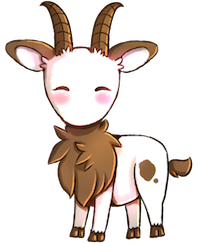 Goat Cute - Best Goat Stickers messages sticker-7
