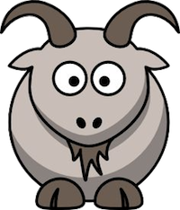 Goat Cute - Best Goat Stickers messages sticker-9
