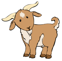 Goat Cute - Best Goat Stickers messages sticker-0