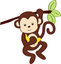 MonkeyCute - Cute Monkey Emoji And Stickers messages sticker-4