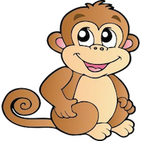 MonkeyCute - Cute Monkey Emoji And Stickers messages sticker-9