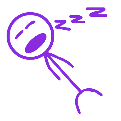 Purple Stickman messages sticker-1
