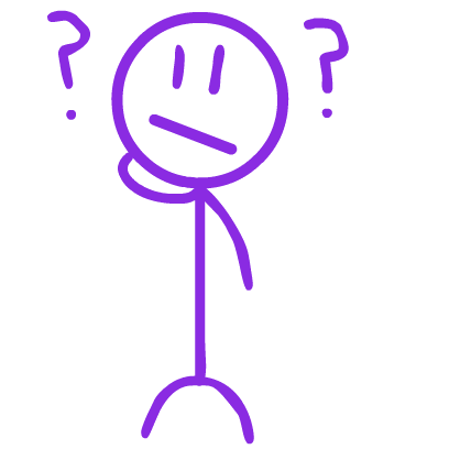 Purple Stickman messages sticker-3