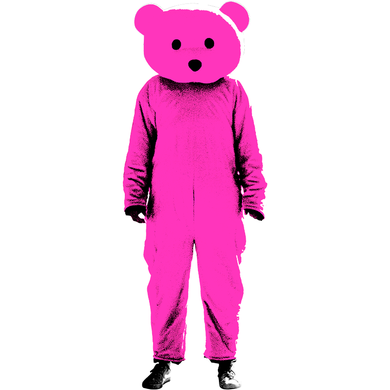 Pink Bear Sticker Pack messages sticker-1