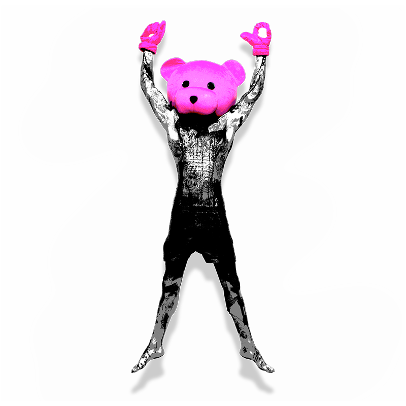 Pink Bear Sticker Pack messages sticker-3