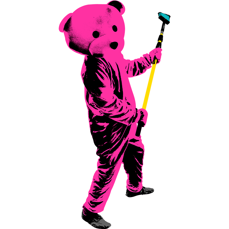 Pink Bear Sticker Pack messages sticker-2