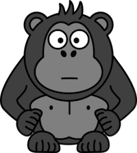 GorillaMoji - Gorilla Emoji And Stickers Pack messages sticker-2
