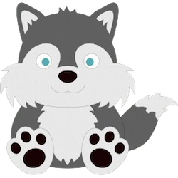 WolvesCute - Awesome Wolves Emoji And Stickers messages sticker-1
