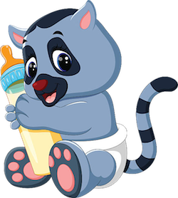 Lemurs Stickers messages sticker-11