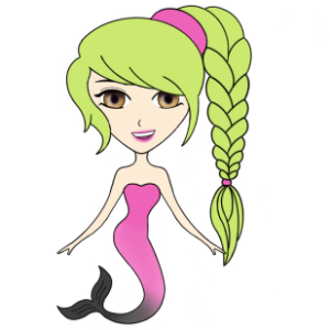 Funny Mermaids Stickers messages sticker-4