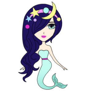 Funny Mermaids Stickers messages sticker-5